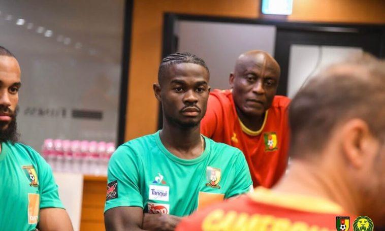 Darlin Yongwa avec les Lions Indomptables du cameroun
