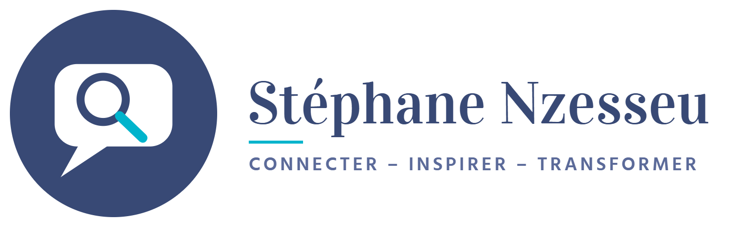 Logo de Stéphane Nzesseu, consultant SEO à Angoulême : Connecter – Inspirer – Transformer